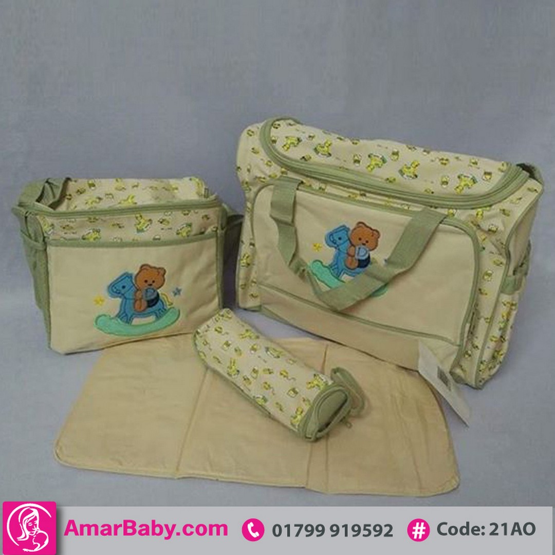 Multi-Functional Organizer Mothers Set bag_4 PCS -(Off white)
