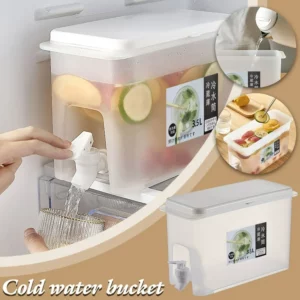 cold kettle in the fridge