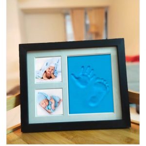 Baby Hand Foot Print Kit Set and Photo Frame