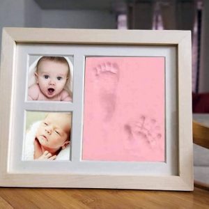 Baby Hand Foot Print Kit Set and Photo Frame
