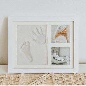 Baby Hand Foot Print Kit Set and Photo Frame