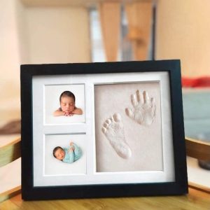 Baby Hand Foot Print Kit Set and Photo Frame