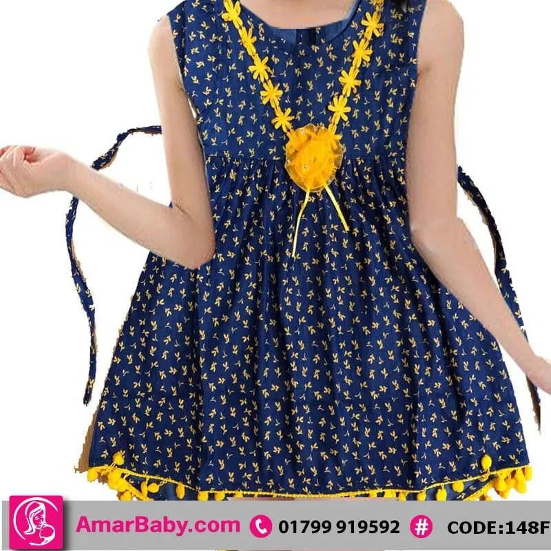 Baby Girls Denim Cotton Frock