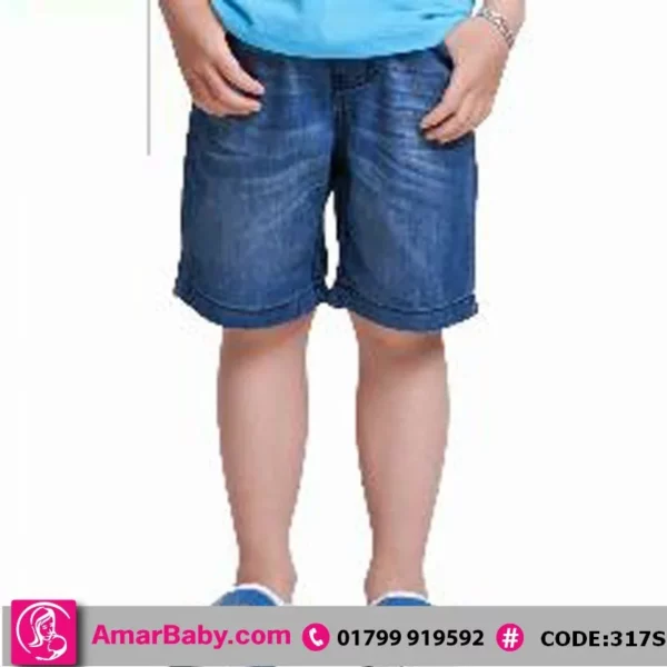 Boys Jeans Stylish Denim Half-Length Pants
