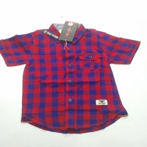 Check Cotton Shirt For Baby Boy