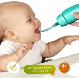Soft silicone baby feeding bottle
