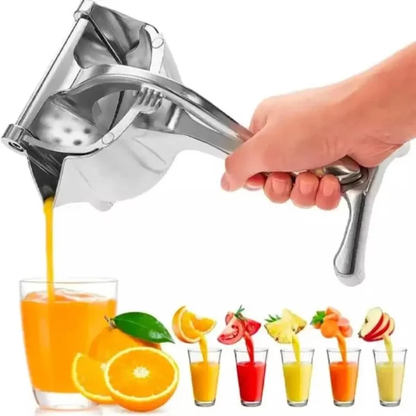 Hand Press Fruit Juicer-Aluminum - Image 2