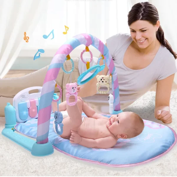 Baby Play Mat with Piano and Hanging Toys - Image 4
